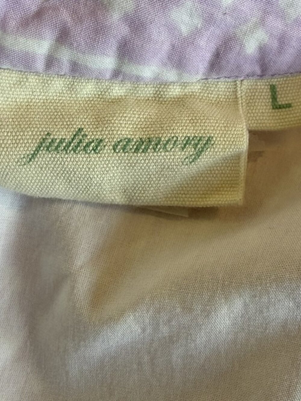 Julia Amory Sleeveless Lavender Shift Dress Size L - Picture 6 of 9